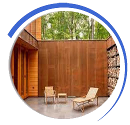 Corten cladding panels